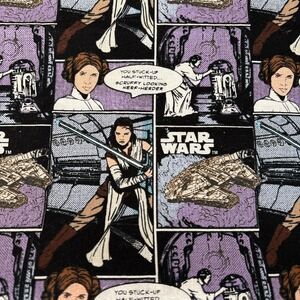 Star Wars Camelot Lucas Films Cotton Fabric - 2 1/2 yd